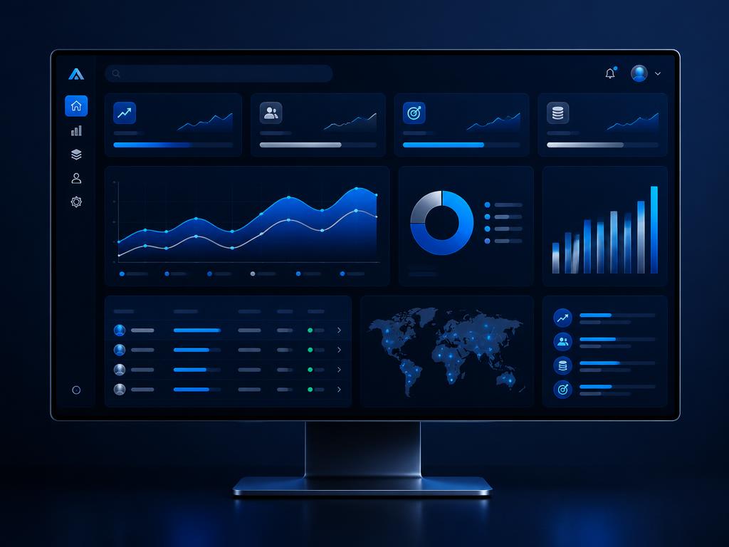 Business Management Dashboard preview